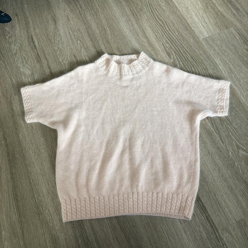 Chaus Light Pink Turtleneck Sweater